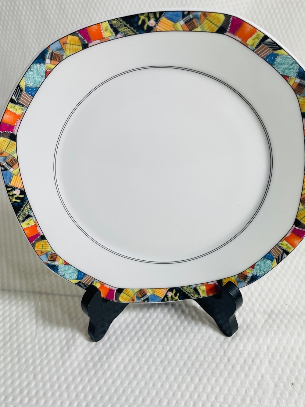 Eschenbach Porzellan Germany Octagon 7.5”  Salad/Dessert Plates.  Set of 6.